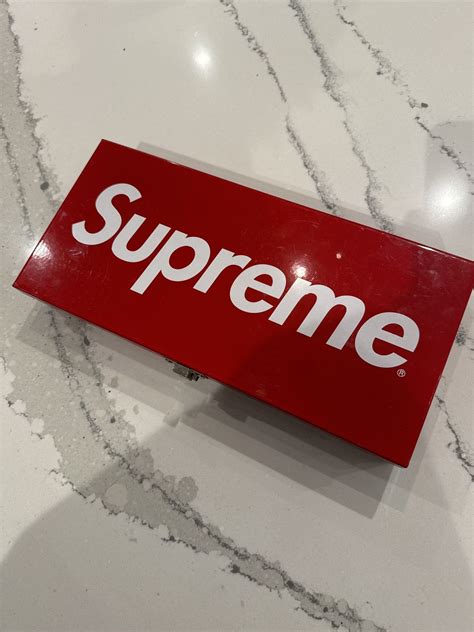 supreme large metal storage box retail|Supreme Metal Storage Box .